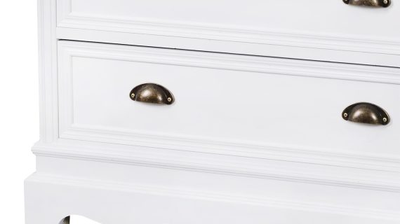 miniaturka Komoda klasyczna z rzeźbieniami i metalowymi uchwytami – Latina