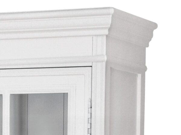 Drzwi witryny z frezowanym wykończeniem w stylu prowansalskim