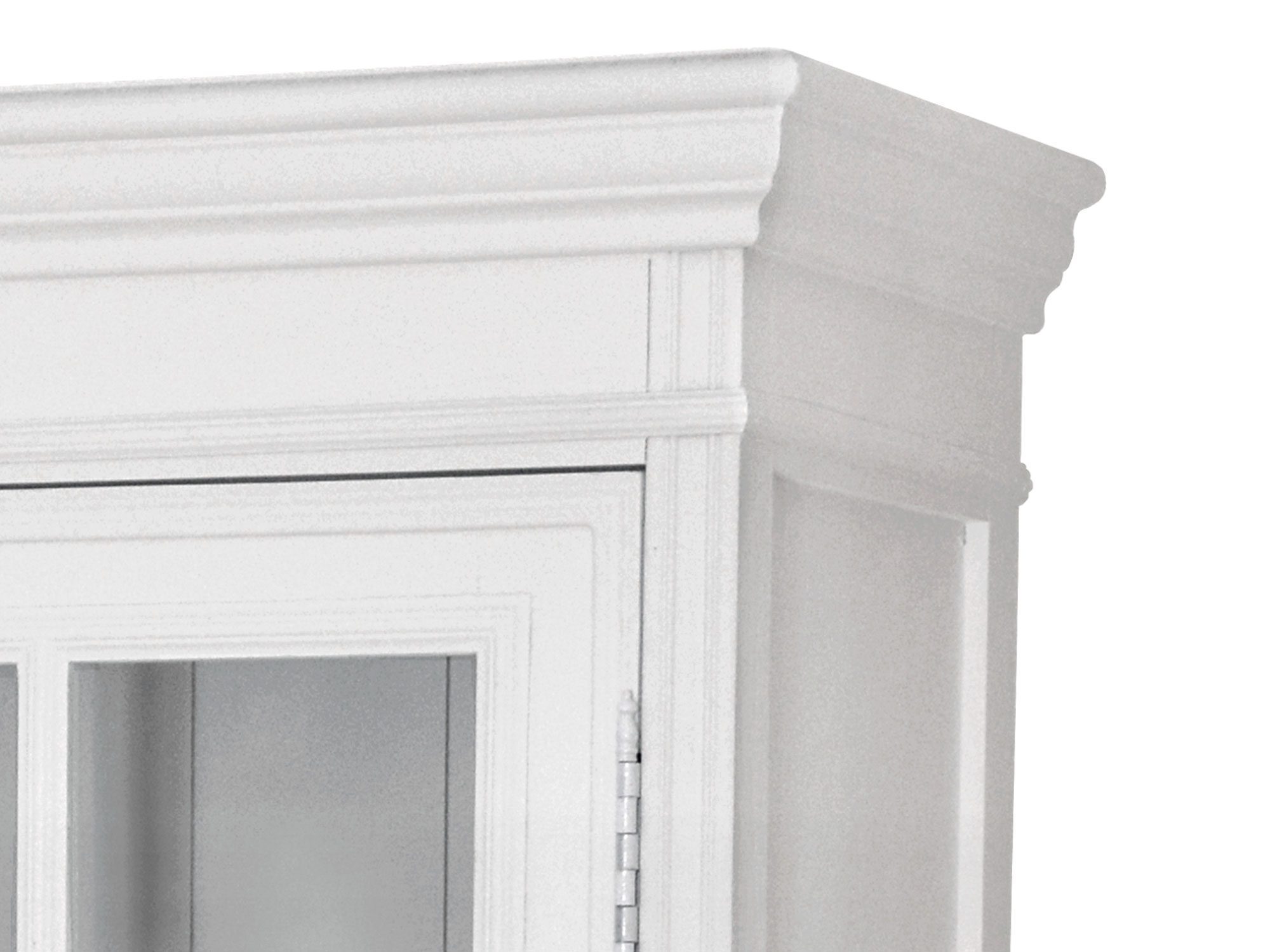 Drzwi witryny z frezowanym wykończeniem w stylu prowansalskim