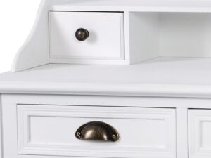 miniaturka Konsola klasyczna z frezowanymi krawędziami i metalowymi uchwytami – Latina