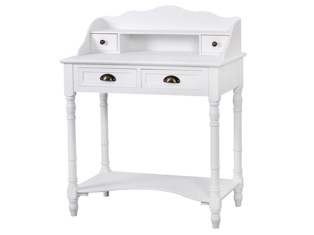 Konsola klasyczna z frezowanymi krawędziami i metalowymi uchwytami – Latina