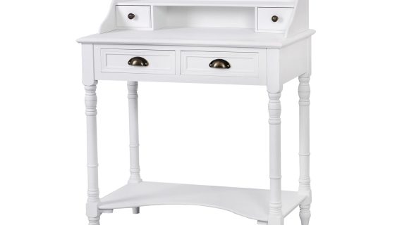 Konsola klasyczna z frezowanymi krawędziami i metalowymi uchwytami – Latina