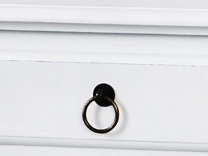 miniaturka Konsola klasyczna z rzeźbieniami i metalowymi uchwytami – Latina