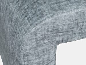 miniaturka Elegancka Ławka Tapicerowana Jasnoniebieski Kolor – Edinburgh