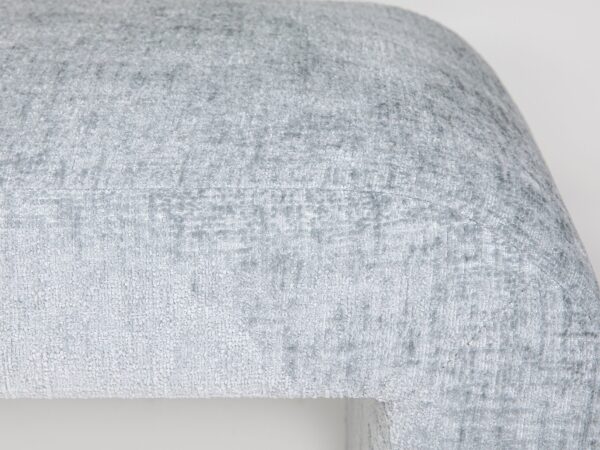 Luksusowa ławka tapicerowana szara