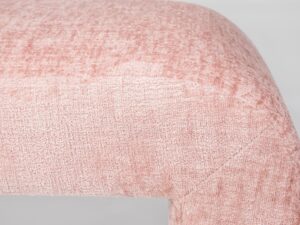 miniaturka Ławka Elegancka Tapicerowana Tkanina Szenilowa – Edinburgh