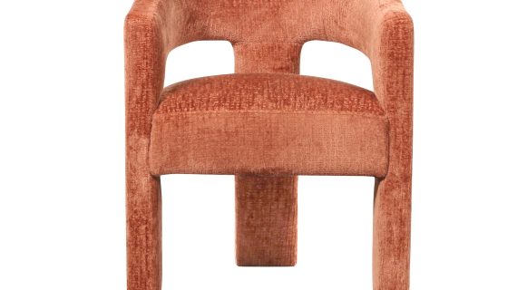 Krzesło Tapicerowane Palona Siena Obłe Kształty Luksusowa Tapicerka