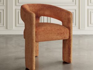 miniaturka Cynamonowe Krzesło Tapicerowane Eleganckie – Edinburgh