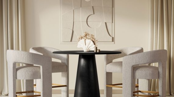 miniaturka Tapicerowany Hoker Obłe Kształty Metalowy Podnóżek – Edinburgh