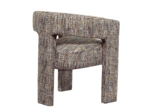 miniaturka Wielokolorowe Krzesło Tapicerowane Luksusowa Tapicerka – Edinburgh