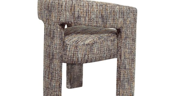 miniaturka Wielokolorowe Krzesło Tapicerowane Luksusowa Tapicerka – Edinburgh