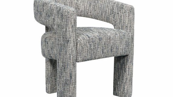 miniaturka Wielokolorowe Krzesło Tapicerowane Obłe Kształty – Edinburgh