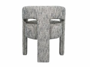 miniaturka Wielokolorowe Krzesło Tapicerowane Obłe Kształty – Edinburgh