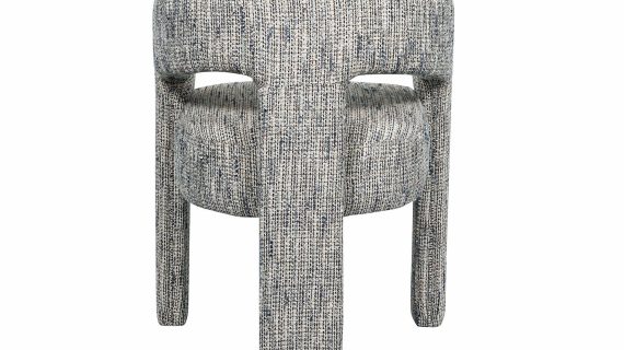 miniaturka Wielokolorowe Krzesło Tapicerowane Obłe Kształty – Edinburgh