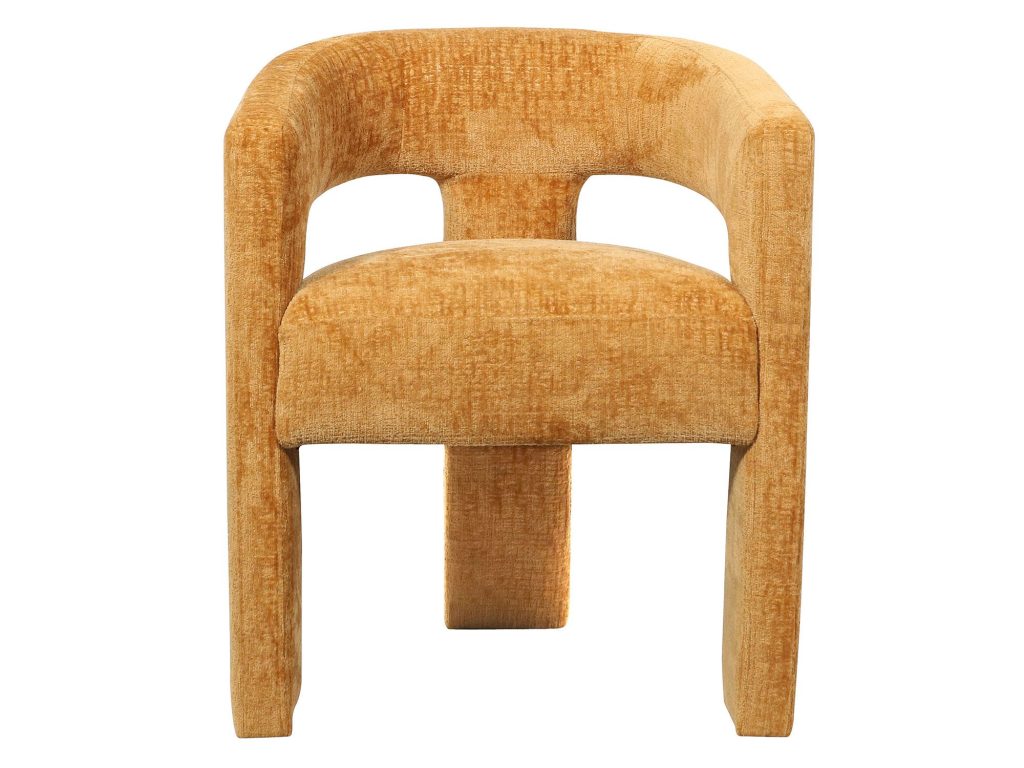 Złoto-Pomarańczowy Hoker Tapicerka Szenilowa – Edinburgh