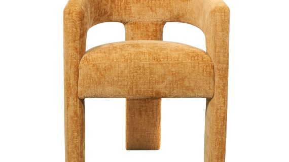 Złoto-Pomarańczowy Hoker Tapicerka Szenilowa – Edinburgh