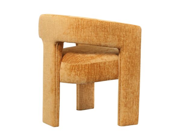 Elegancki fotel w kolorze pomarańczowym