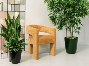 miniaturka Złoto-Pomarańczowy Hoker Tapicerka Szenilowa – Edinburgh