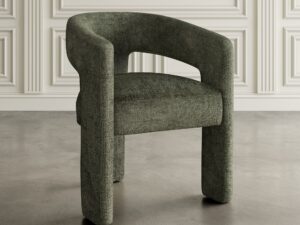 miniaturka Oliwkowe Krzesło Tapicerowane Eleganckie – Edinburgh