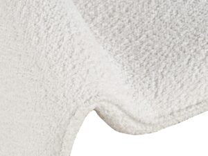 miniaturka Fotel Opływowy Złamana Biel Tapicerka Boucle – Edinburgh