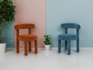 miniaturka Krzesło Tapicerowane Palona Siena Wygodne Wypełnienie – Edinburgh