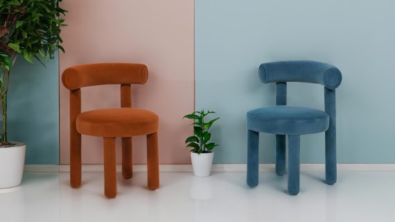 miniaturka Krzesło Tapicerowane Palona Siena Wygodne Wypełnienie – Edinburgh