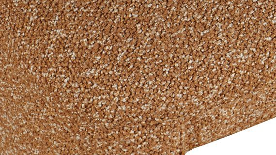 miniaturka Pomarańczowe Krzesło Tapicerowane Obłe Kształty – Edinburgh