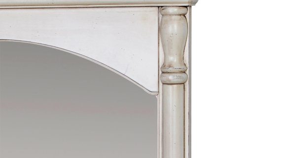 miniaturka Lustro prowansalskie z kremową frezowaną ramą – Garda