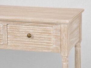 miniaturka Konsola boho z metalowymi uchwytami i drewnianym blatem – Toscana