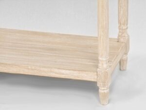 miniaturka Konsola boho z metalowymi uchwytami i drewnianym blatem – Toscana