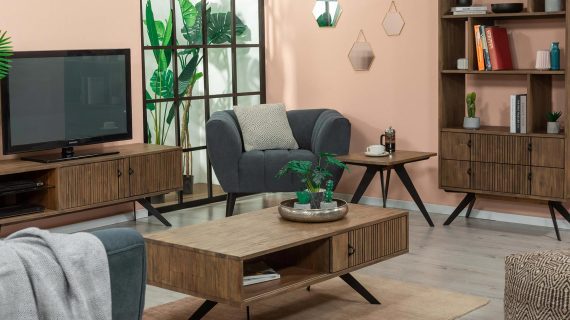 miniaturka Vintage Komoda Modern z Metalowymi Uchwytami – Valore