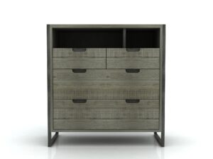 Komoda loft z soft-close i metalowymi nogami – Vento