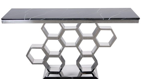 miniaturka Chromowana Konsola Podstawa Plastry Miodu – Virtus