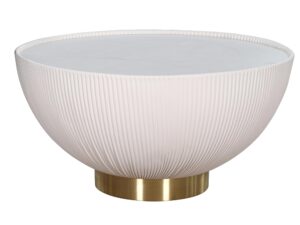 miniaturka Stolik Kawowy Nowoczesny Złota Podstawa Marmur – Virtus