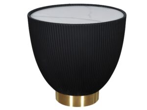 miniaturka Kawowy Stolik Czarny Podstawa Półkula – Virtus