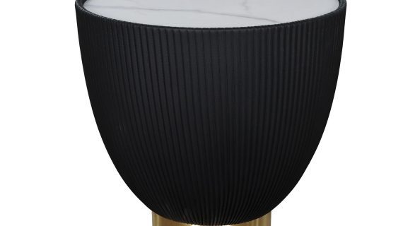 miniaturka Kawowy Stolik Czarny Podstawa Półkula – Virtus