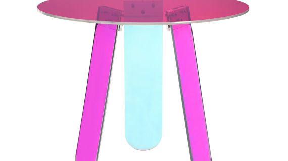 Stolik Akrylowy Mieniący się Kolorami – Virtus