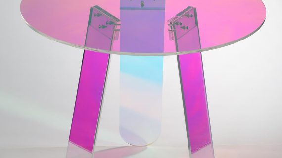 miniaturka Stolik Akrylowy Mieniący się Kolorami – Virtus