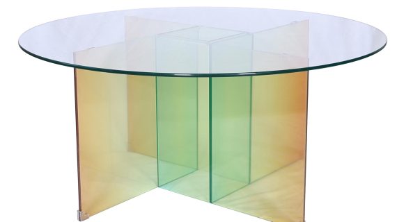 miniaturka Stolik Kawowy Opalizujące Szkło Zmieniające Kolory – Virtus