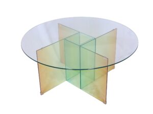 miniaturka Stolik Kawowy Opalizujące Szkło Zmieniające Kolory – Virtus