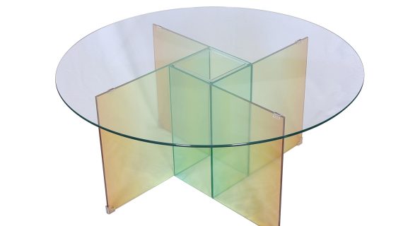 miniaturka Stolik Kawowy Opalizujące Szkło Zmieniające Kolory – Virtus