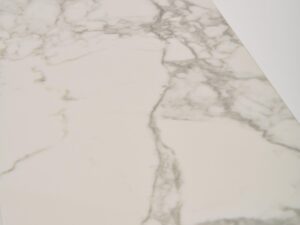 miniaturka Czarna Konsola Biały Marmur Blat Forma Księżyca – Virtus