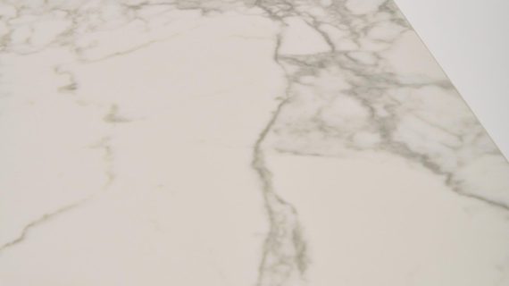 miniaturka Czarna Konsola Biały Marmur Blat Forma Księżyca – Virtus