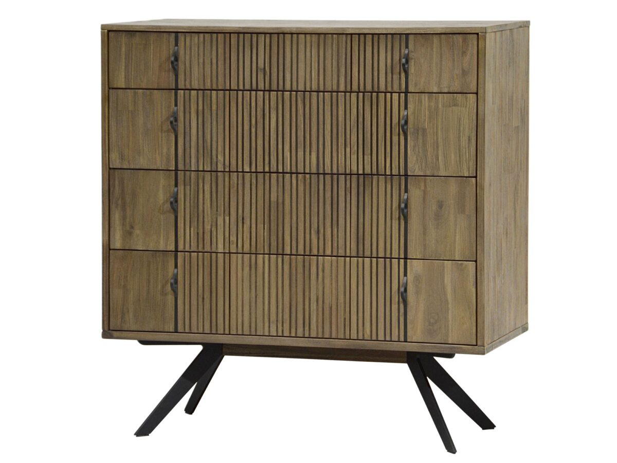 Vintage Komoda Modern z Metalowymi Uchwytami – Valore