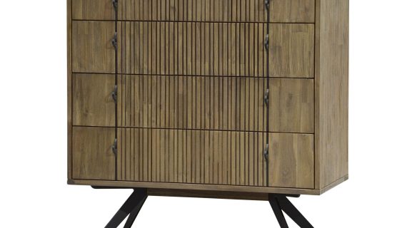 Vintage Komoda Modern z Metalowymi Uchwytami – Valore