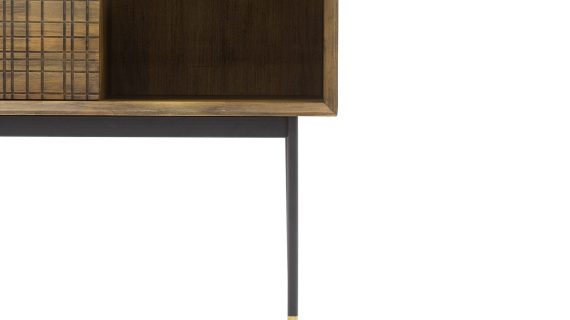 miniaturka Retro Komoda Drewniana 3D ze Złotymi Akcentami – Enigma