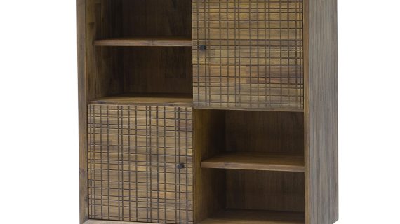 miniaturka Retro Komoda Drewniana 3D ze Złotymi Akcentami – Enigma