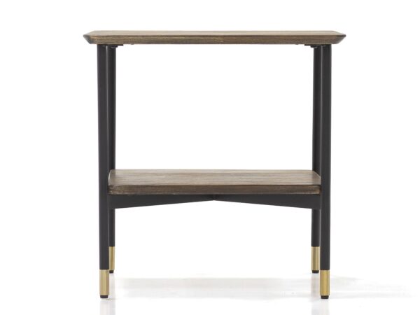 Drewniany mały stolik retro