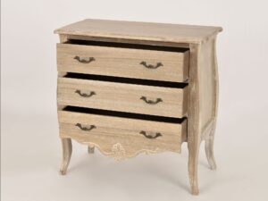 miniaturka Komoda prowansalska z rzeźbieniami na giętych nóżkach – Viva