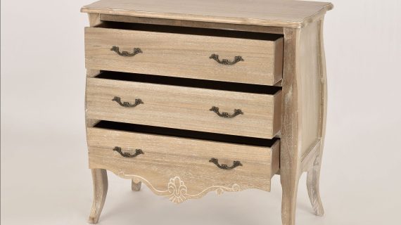 miniaturka Komoda prowansalska z rzeźbieniami na giętych nóżkach – Viva